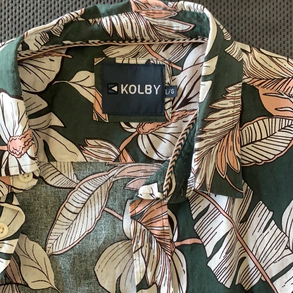 Men’s Kolby Brand Hawaiian Shirt - Picture 2 of 2